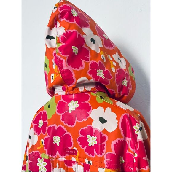 Catimini Toddler Girls 3 Removable Hooded Raincoat Jacket - Picture 7 of 12